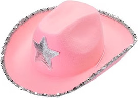 Rubies כובע לתחפושת בוקרת בצבע ורוד