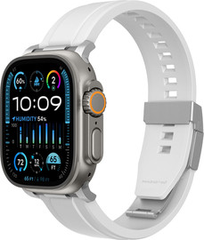 AMAZINGTHING AMAZINGTHING Titan Chrono Band Watch 46-49mm White - רצועת שעון Titan Chrono לבן