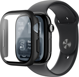 AMAZINGTHING AMAZINGTHING Radix Glass With Case Watch 42mm Black - מגן מסך זכוכית מגן עם כיסוי לשעון 42 מ״מ שחור