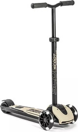 Scoot & Ride קורקינט לילדים ונוער דגם Highwaykick 5 עם אורות בגלגלים - לבן ASH