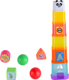 Infunbebe מגדל כוסות, צורות וכדורים – חוויית למידה ומשחק