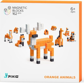 PIXIO פיקסיו קוביות מגנטיות סדרת סיפור - חיות כתומות - PIXIO