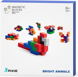 PIXIO פיקסיו קוביות מגנטיות סדרת סיפור - חיות צבעוניות - PIXIO