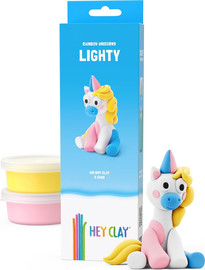 Hey Clay היי קליי - Hey Clay - רוזי חדת הקרן - יצירה בחימר קל בעזרת אפליקציה