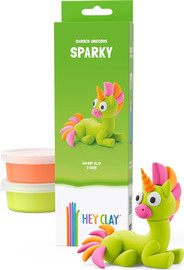 Hey Clay היי קליי - Hey Clay - פלורה חדת הקרן - יצירה בחימר קל בעזרת אפליקציה