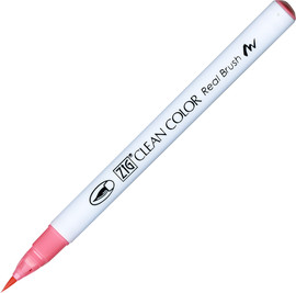 ZIG זיג טוש מכחול ZIG CLEAN COLOR -  Light Carmine 021