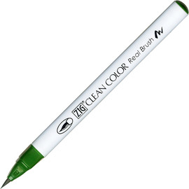 ZIG זיג טוש מכחול ZIG CLEAN COLOR - Deep Green 044