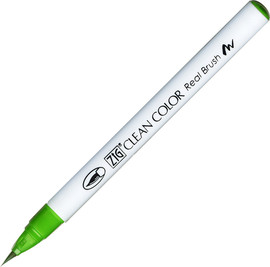 ZIG זיג טוש מכחול ZIG CLEAN COLOR -May Green 047
