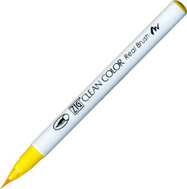 ZIG זיג טוש מכחול ZIG CLEAN COLOR - Yellow 050