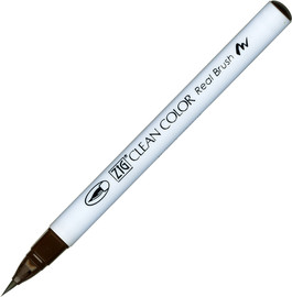 ZIG זיג טוש מכחול ZIG CLEAN COLOR -  Dark Brown 062