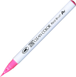 ZIG זיג טוש מכחול ZIG CLEAN COLOR- Fluorescent Pink 003