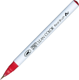 ZIG זיג טוש מכחול ZIG CLEAN COLOR -  Geranium Red 029