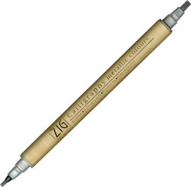 ZIG טוש קליגרפי מטאלי -  mtl blue