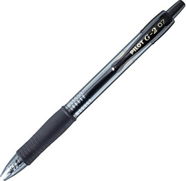 Pilot עט ג'ל לחיץ G-2 0.7 שחור