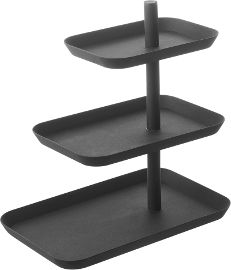 Yamazaki מעמד הגשה 3 קומות TOWER שחור