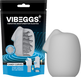 RIMBA שרוול אוננות רוטט VIBEGGS  Candy Curves