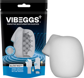 RIMBA שרוול אוננות רוטט VIBEGGS  Blow Misty