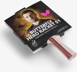 BUTTERFLY מחבט טנ"ש בטרפליי Butterfly HERO Racket - S1 Timo Boll