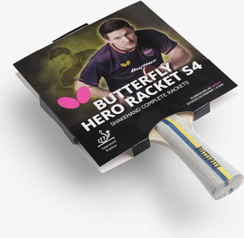 BUTTERFLY מחבט טנ"ש בטרפליי Butterfly HERO Racket - S4 Karlsson