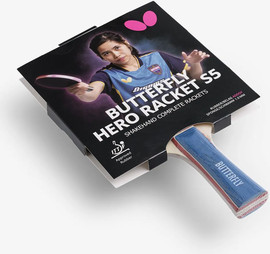 BUTTERFLY מחבט טנ"ש בטרפליי Butterfly HERO Racket - S5 Sawettabut