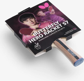 BUTTERFLY מחבט טנ"ש בטרפליי Butterfly HERO Racket - S7 Lin Yun-Ju