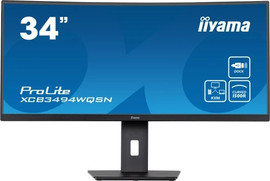 Iiyama מסך מחשב קעור IIYAMA 34" ProLite UWQHD VA with USB-C XCB3494WQSN-B5