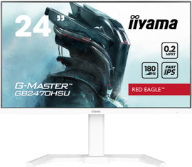 Iiyama מסך מחשב לגיימינג IIYAMA 23.8" G-MASTER IPS FHD 180HZ 0.2MS WHITE