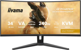 Iiyama מסך מחשב קעור לגיימינג 34" IIYAMA G-MASTER VA UWQHD 240HZ 0.4MS 1500R