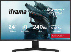 Iiyama מסך מחשב לגיימינג 24" IIYAMA  G-MASTER IPS FHD 240HZ 0.3MS