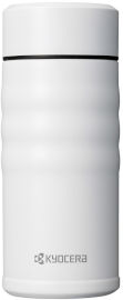 Kyocera כוס תרמית קרמית 350 מ"ל, מכסה מתברג