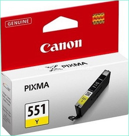 CANON ראש דיו צהוב מקורי Canon CLI551Y (344 דפים)