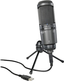 Audio Technica קונדנסר אודיו טכניקה + AT2020USB