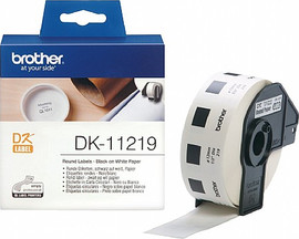 BROTHER גליל מדבקות מקוריות 12מ"מ brother DK-11219 (1,200 מדבקות)