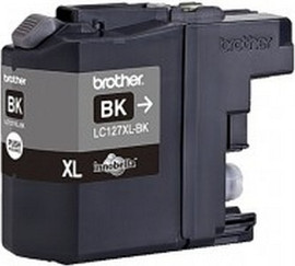BROTHER ראש דיו שחור מקורי Brother LC-127XLBK (1,200 דפים)