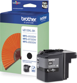 BROTHER ראש דיו שחור מקורי brother LC-129XLBK (2,400 דפים)