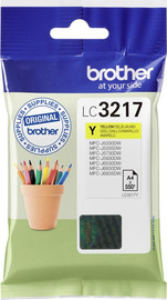 BROTHER ראש דיו צהוב מקורי Brother LC-3217Y (550 דפים)