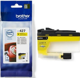 BROTHER ראש דיו צהוב מקורי Brother LC427Y (1,500 דפים)
