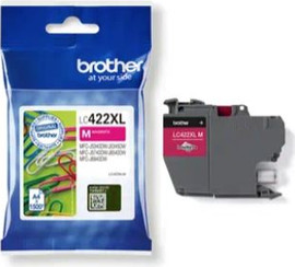 BROTHER ראש דיו אדום מקורי Brother LC422XL M (1,500 דפים)