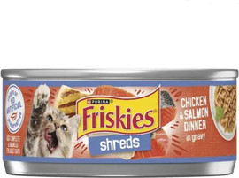Friskies שימורי פריסקיז נתחי עוף&סלמון 156 גר'