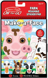 melissa and doug חוברת מדבקות הרפתקה בחווה