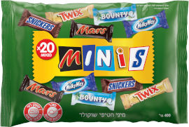 סניקרס אריזה משפחתית מיקס חטיפי שוקולד