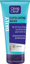 קלין & קליר תרחיץ פילינג יומי נטול שומן