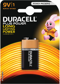דורסל PLUS POWER סוללות 9V