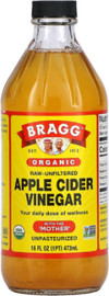 Bragg חומץ תפוחים אורגני בראג 473 מ"ל