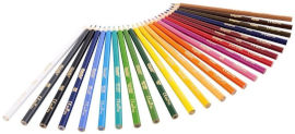 Crayola סט 24 צבעי עיפרון צבעוניים קלאסיים