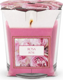 PETALI CANDLES נר פטאלי כוס בריח ורדים