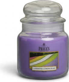 PRICES CANDELS נר פרייסס בריח LAVENDER LEMONGRASS