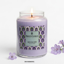 PRICES CANDELS נר פרייסס בריח GENTLE DEW