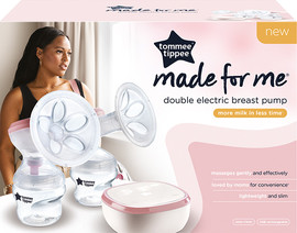 טומי טיפי משאבת חלב חשמלית כפולה – Made for Me מבית Tommee Tippee