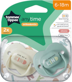 טומי טיפי הכי טבעי מוצצים סיליקון 6-18 Tommee Tippee